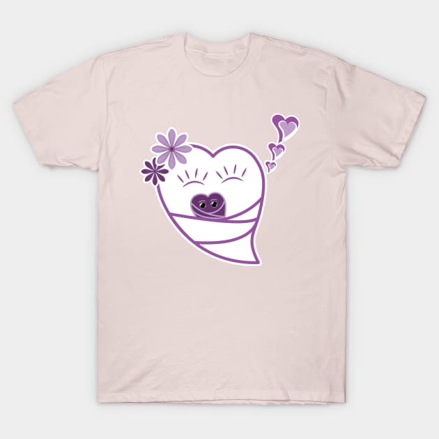 Loving Heart with Baby T-Shirt by dkdesigns27